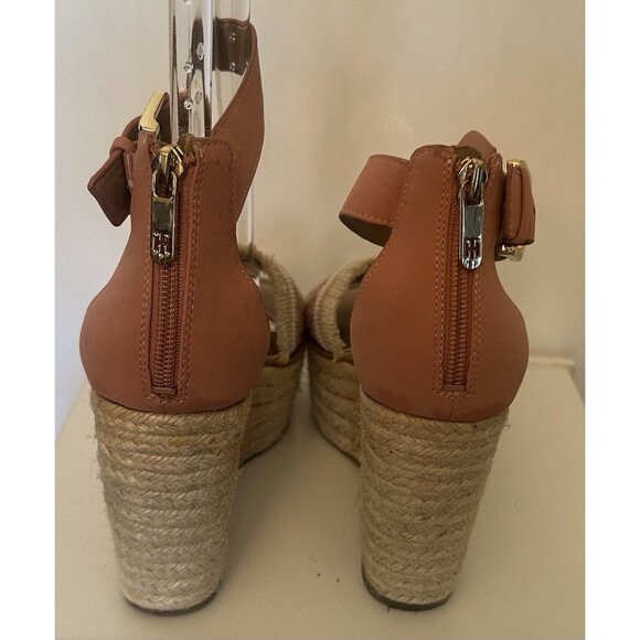 NEW Tommy Hilfiger Terrin Ankle Strap Wedge Sandals, Light Pink Size 8.5 - Picture 3 of 6